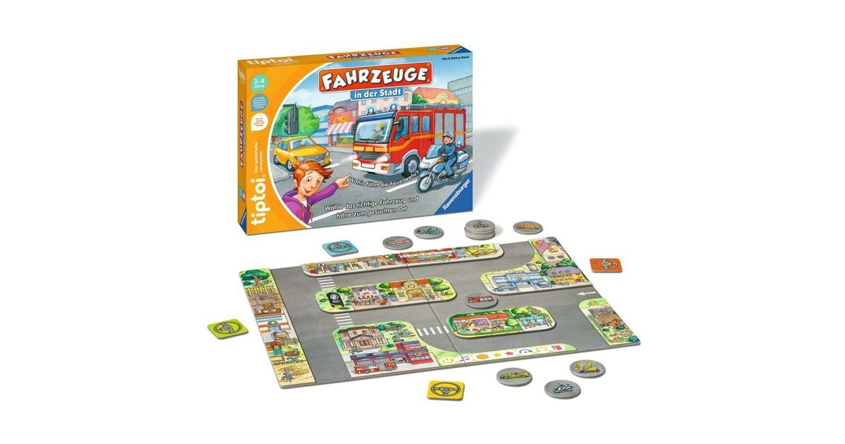 Ravensburger tiptoi Fahrzeuge in der Stadt, Brettspiel