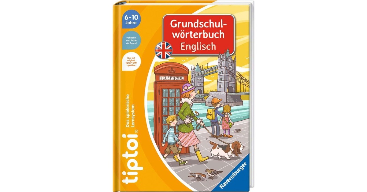 Ravensburger tiptoi Grundschulwörterbuch Englisch, Lernbuch