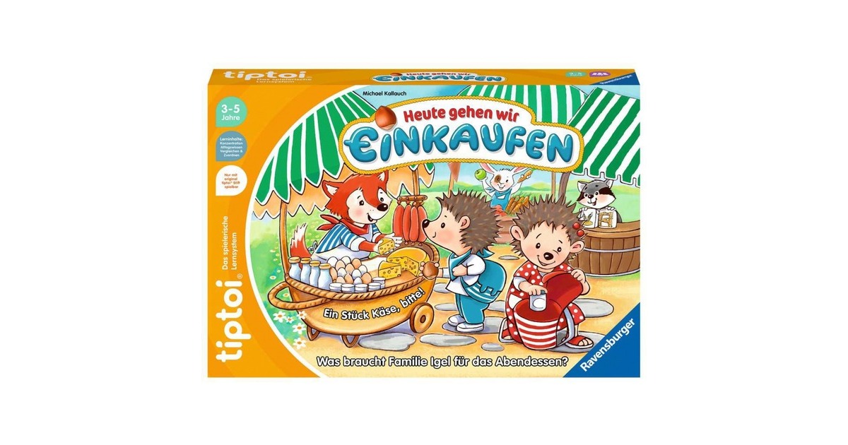 Ravensburger tiptoi Heute gehen wir einkaufen, Brettspiel