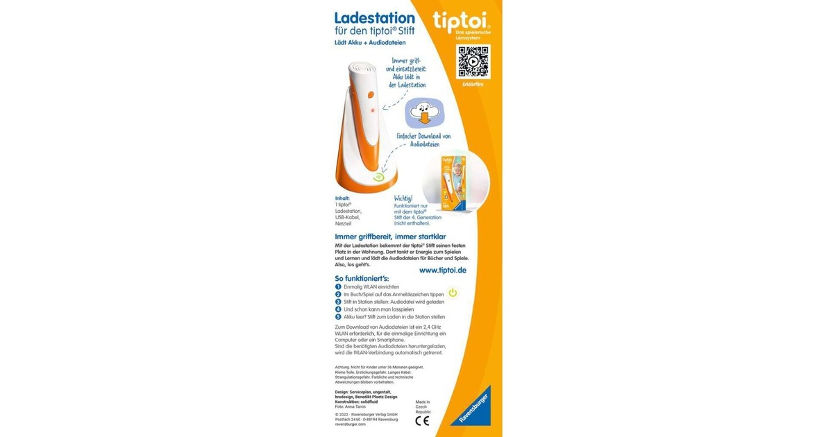 Ravensburger tiptoi Ladestation für Stift