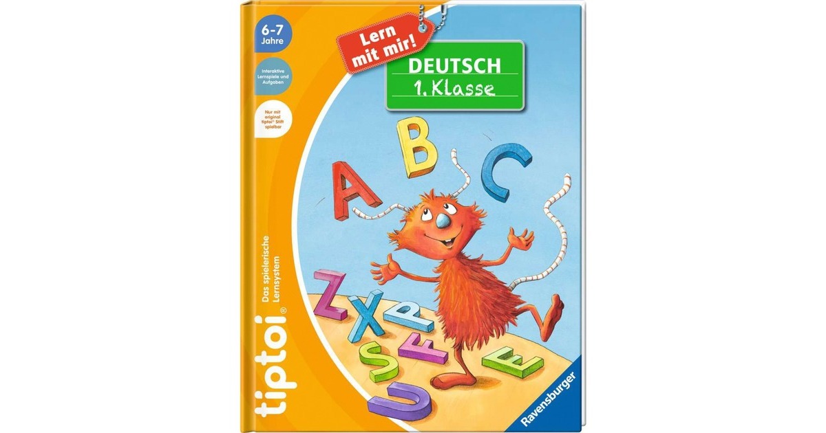 Ravensburger tiptoi Lern mit mir! Deutsch 1. Klasse, Lernbuch