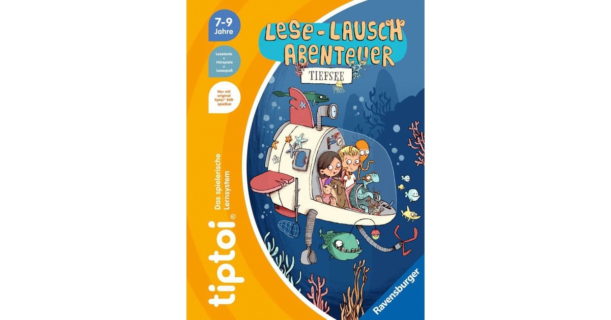Ravensburger tiptoi Lese-Lausch-Abenteuer: Tiefsee, Lernbuch