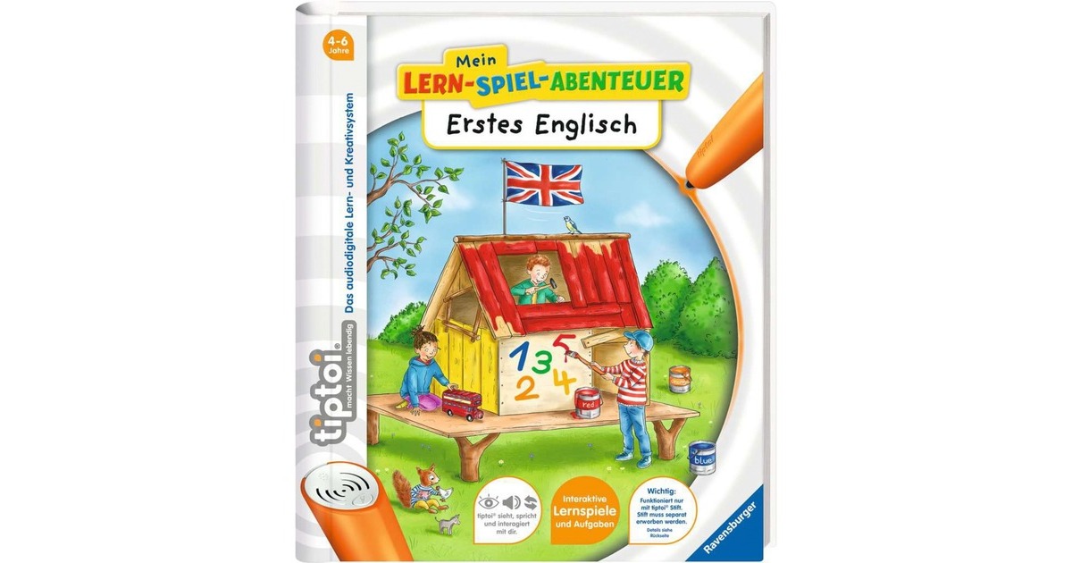 Ravensburger tiptoi Mein Lern-Spiel-Abenteuer: Erstes Englisch, Lernbuch