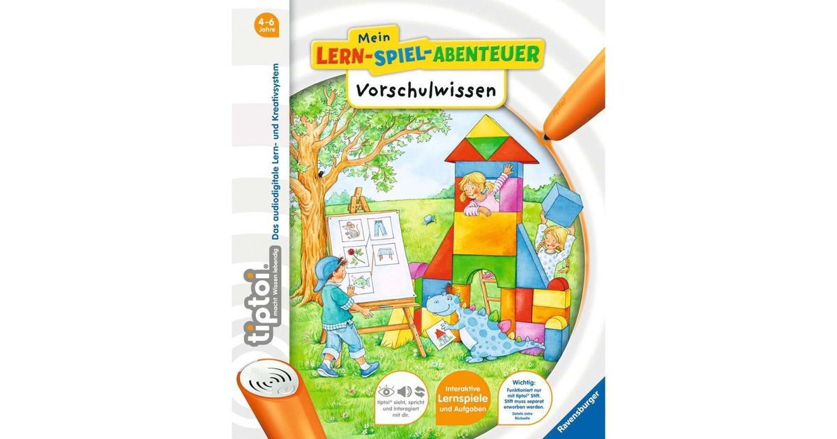 Ravensburger tiptoi Mein Lern-Spiel-Abenteuer: Vorschulwissen, Lernbuch