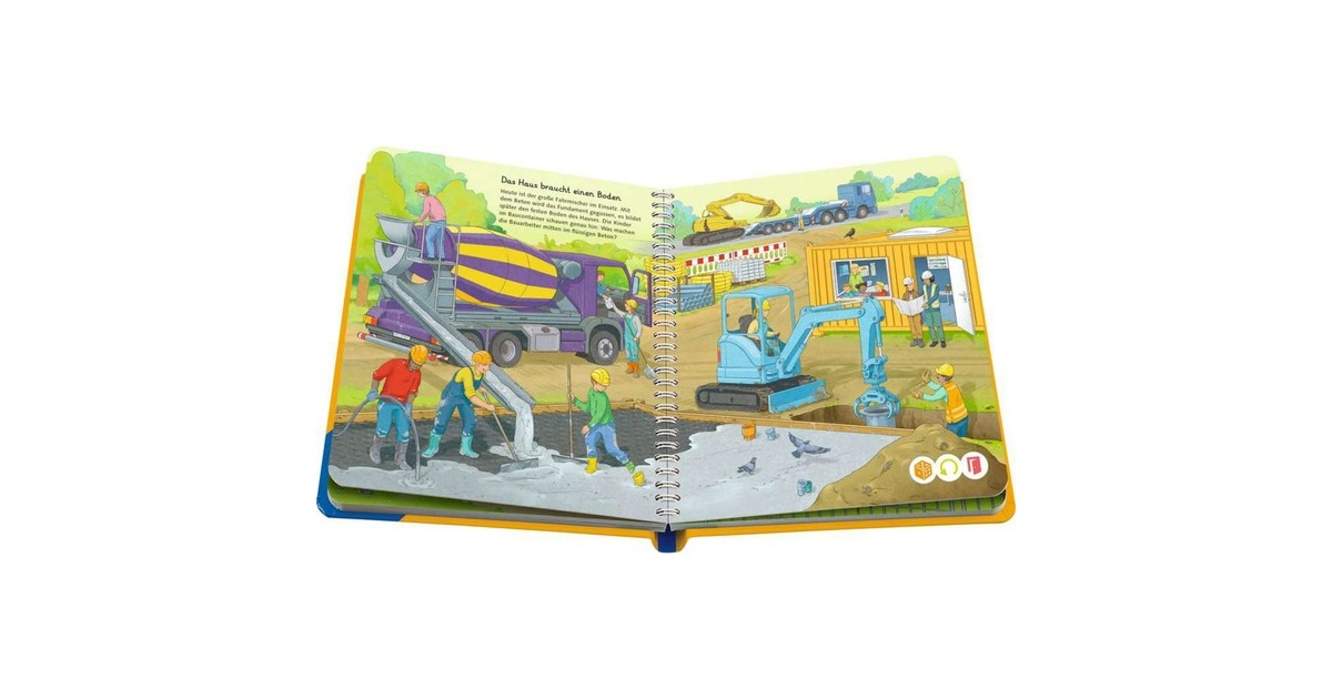 Ravensburger tiptoi Mein Wörter-Bilderbuch: Baustelle, Lernbuch