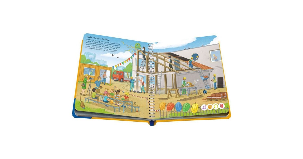 Ravensburger tiptoi Mein Wörter-Bilderbuch: Baustelle, Lernbuch