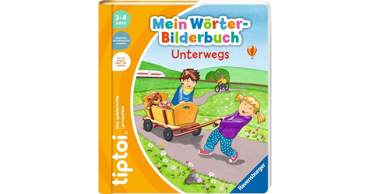 Ravensburger tiptoi Mein Wörter-Bilderbuch: Unterwegs, Lernbuch