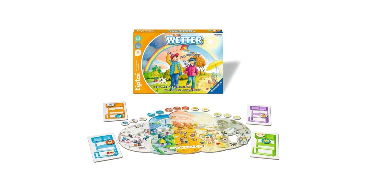 Ravensburger tiptoi Mein Wetter, Brettspiel