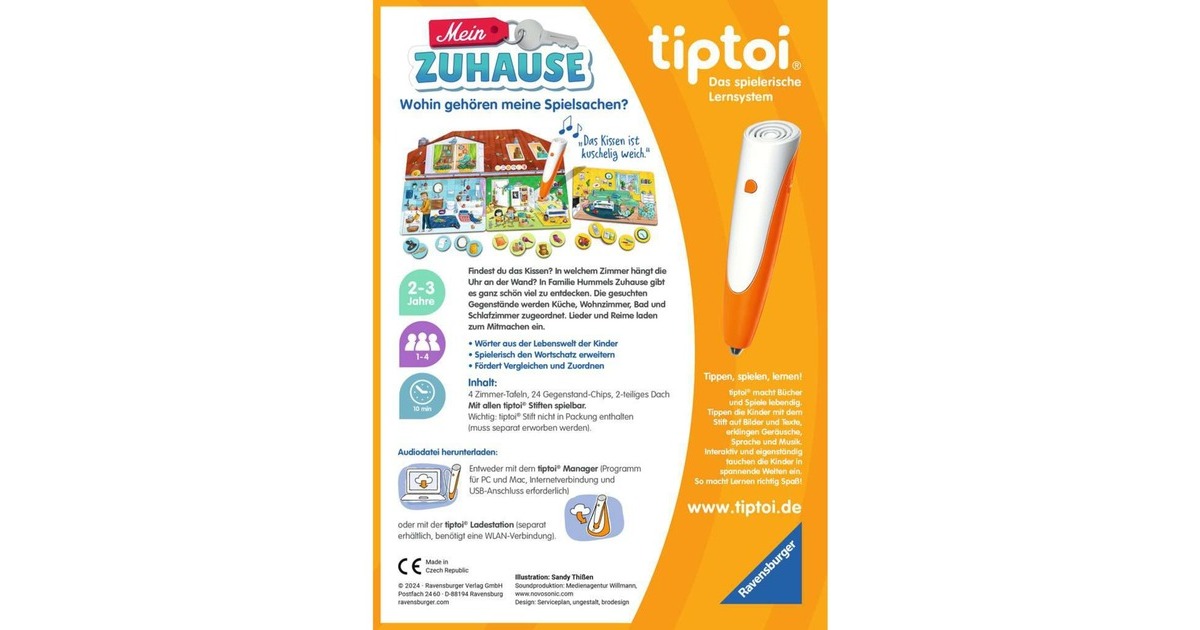 Ravensburger tiptoi Mein Zuhause, Brettspiel