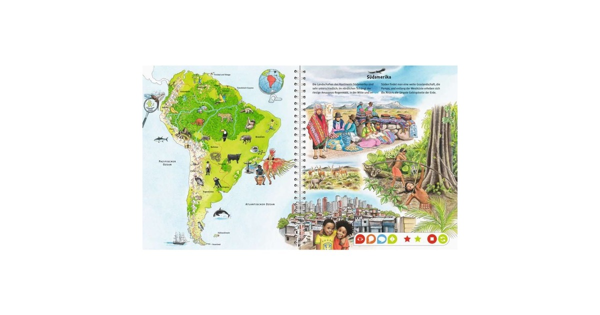 Ravensburger tiptoi Mein großer Weltatlas, Lernbuch