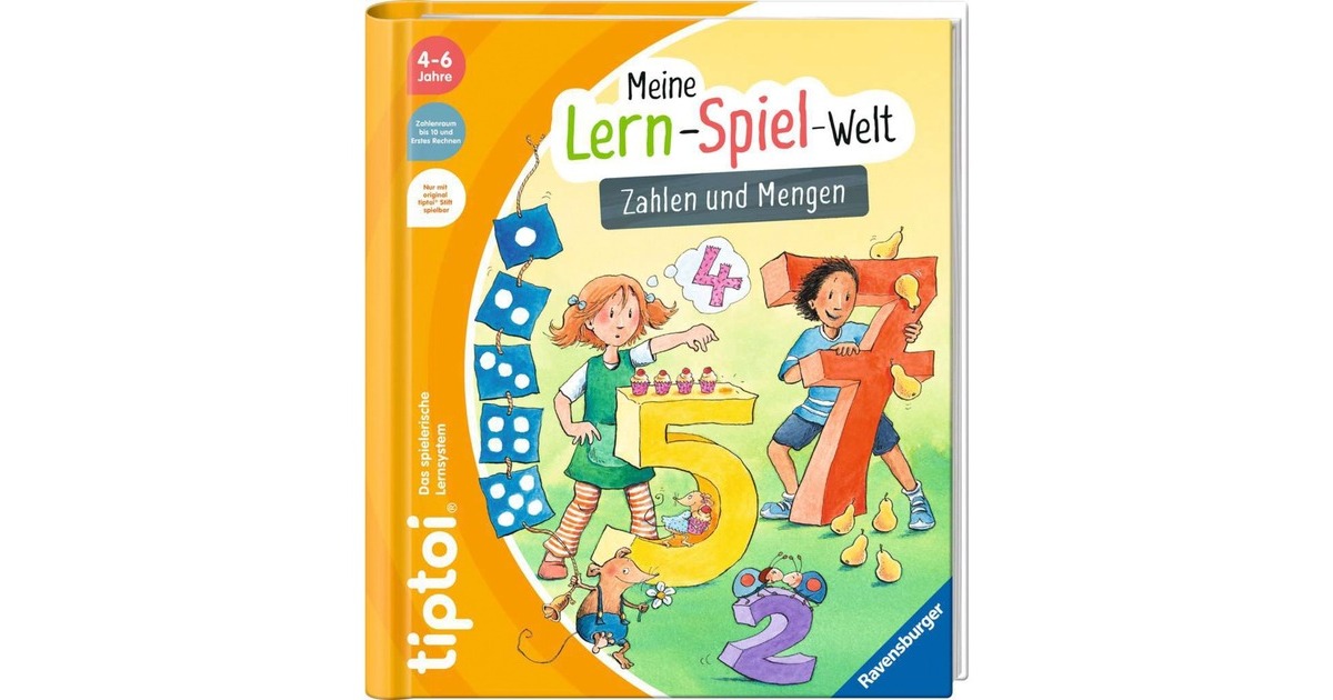 Ravensburger tiptoi Meine Lern-Spiel-Welt: Zahlen und Mengen, Lernbuch