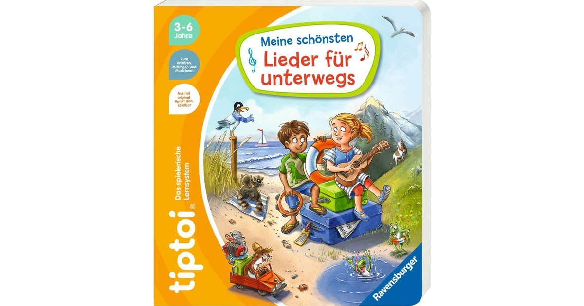 Ravensburger tiptoi Meine schönsten Lieder für unterwegs, Lernbuch
