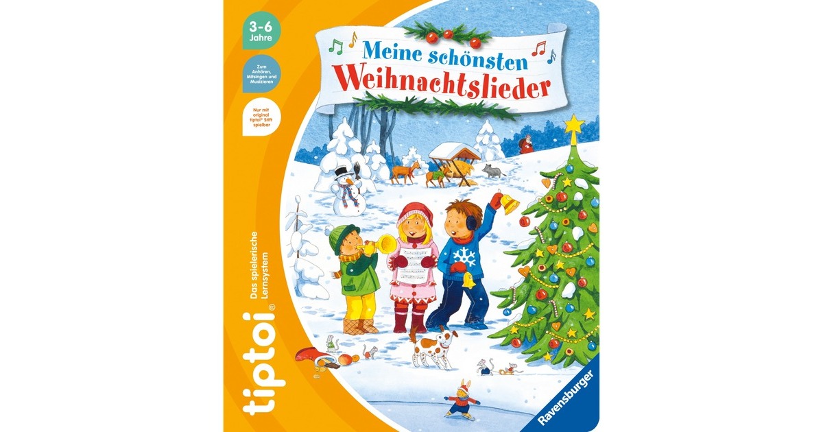Ravensburger tiptoi Meine schönsten Weihnachtslieder, Lernbuch