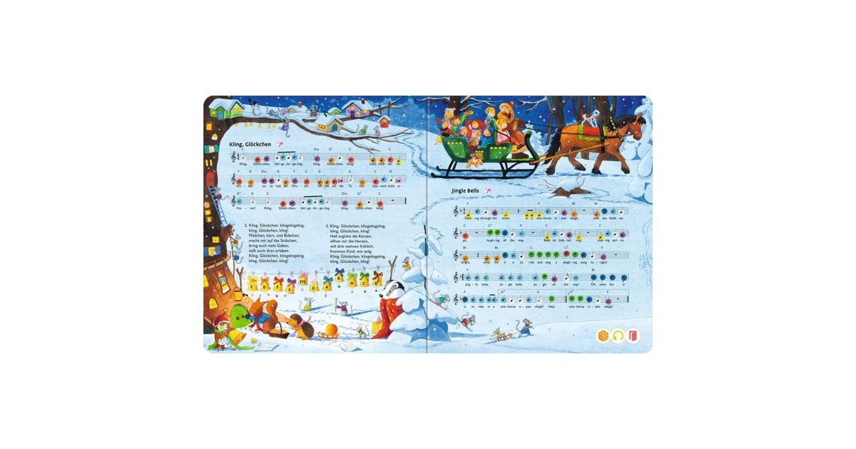 Ravensburger tiptoi Meine schönsten Weihnachtslieder, Lernbuch