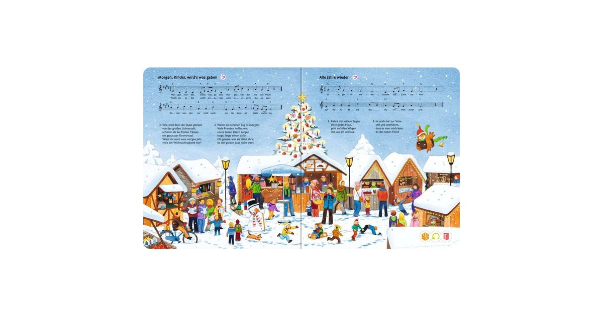 Ravensburger tiptoi Meine schönsten Weihnachtslieder, Lernbuch
