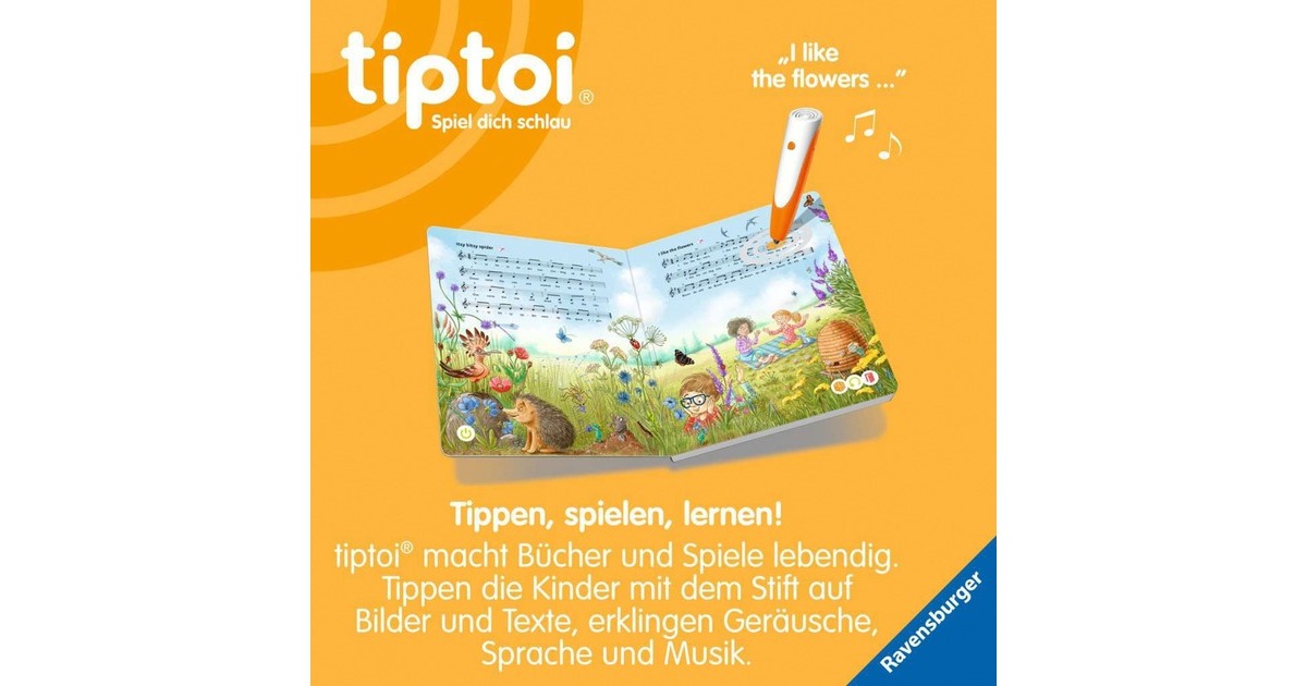 Ravensburger tiptoi Meine schönsten englischen Kinderlieder, Lernbuch