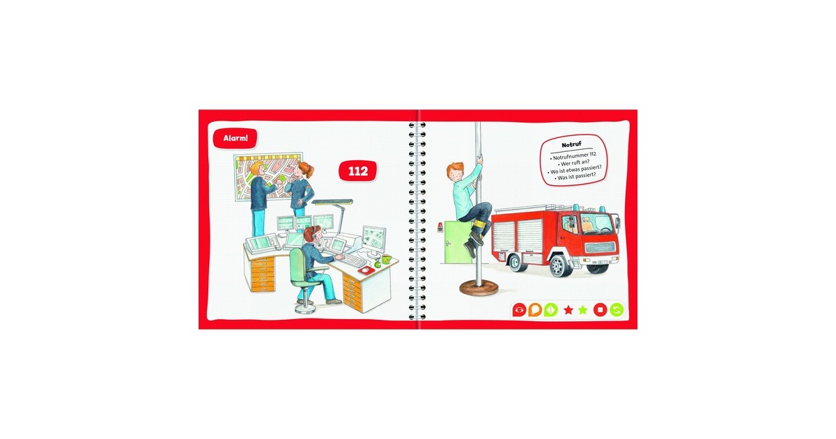 Ravensburger tiptoi Pocket Wissen: Feuerwehr, Lernbuch