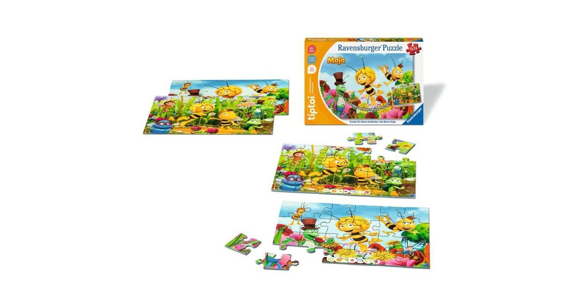 Ravensburger tiptoi Puzzle für kleine Entdecker: Die Biene Maja