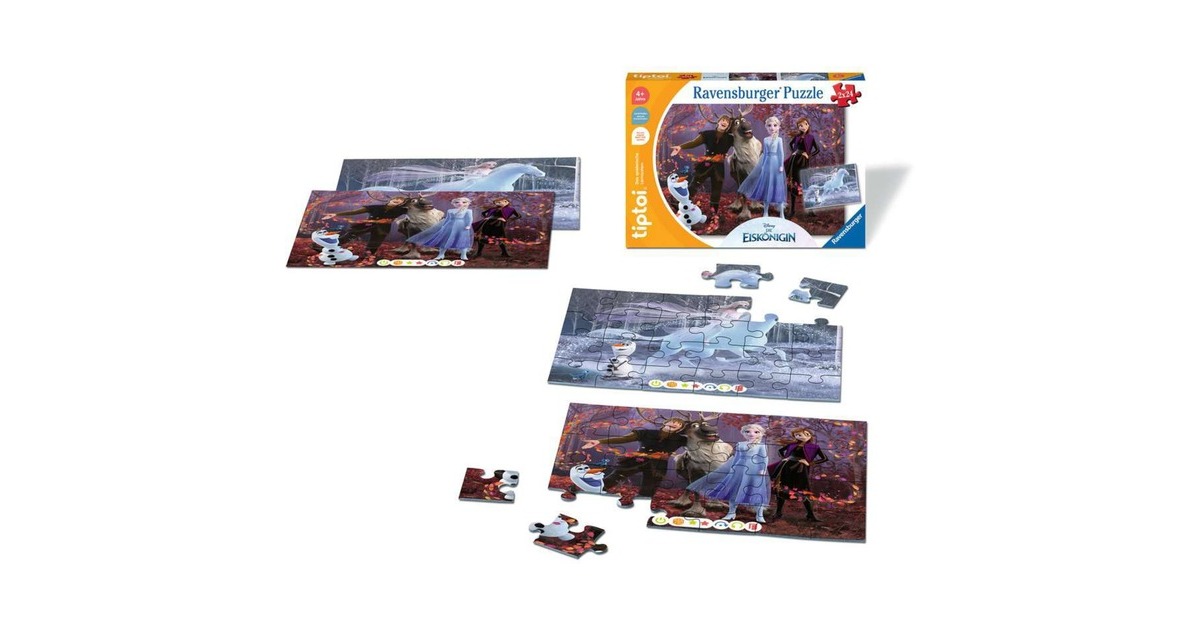 Ravensburger tiptoi Puzzle für kleine Entdecker: Die Eiskönigin