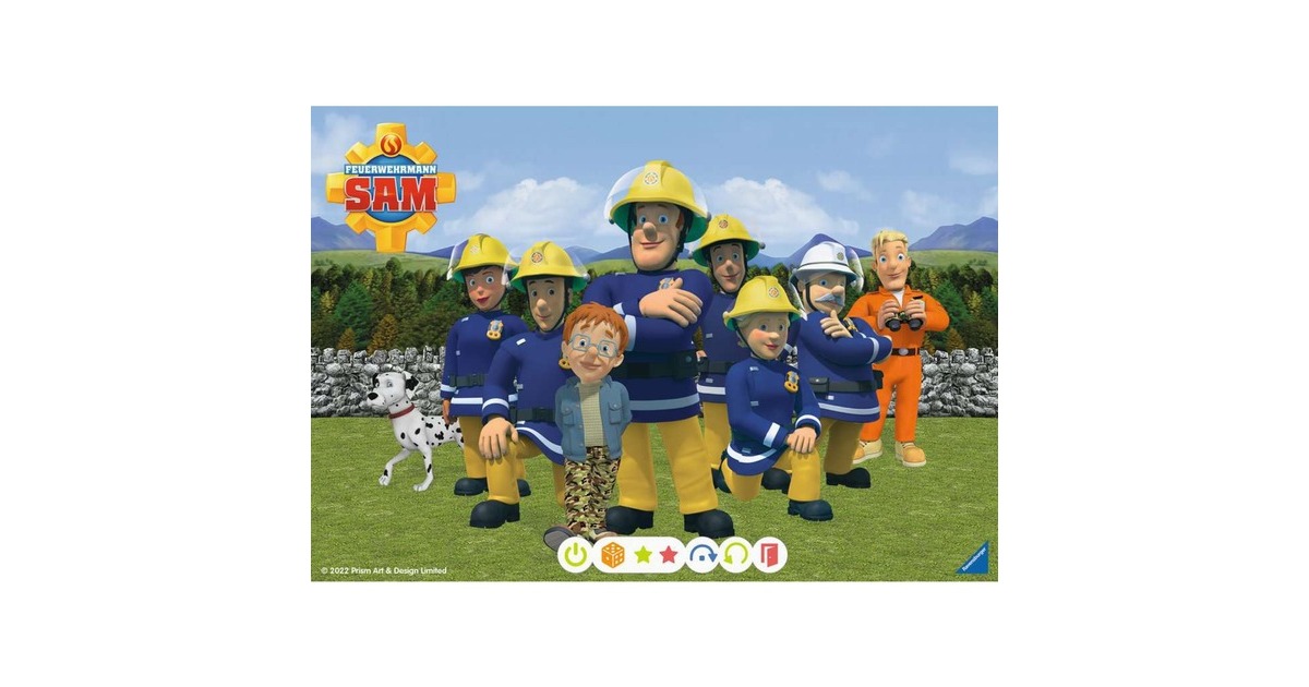 Ravensburger tiptoi Puzzle für kleine Entdecker: Feuerwehrmann Sam