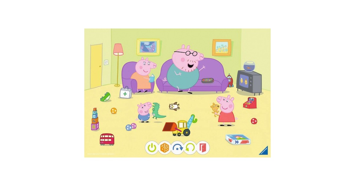 Ravensburger tiptoi Puzzle für kleine Entdecker: Peppa Wutz