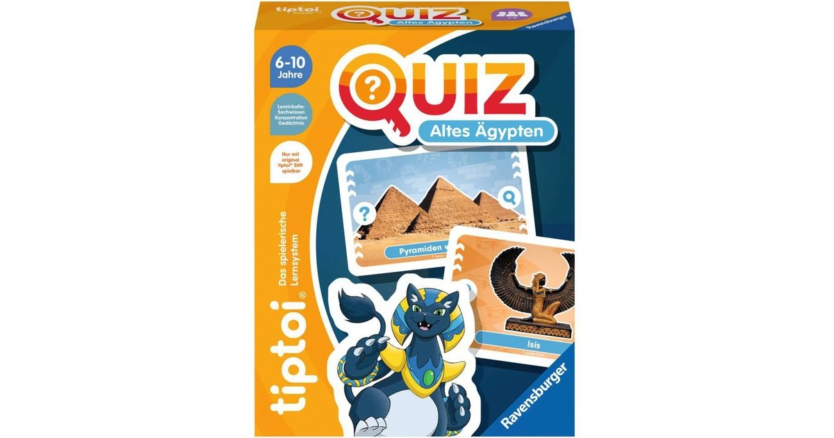 Ravensburger tiptoi Quiz Altes Ägypten, Quizspiel