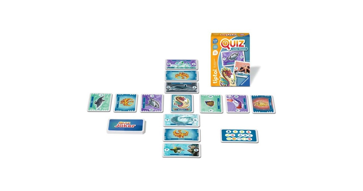 Ravensburger tiptoi Quiz Unter Wasser, Quizspiel