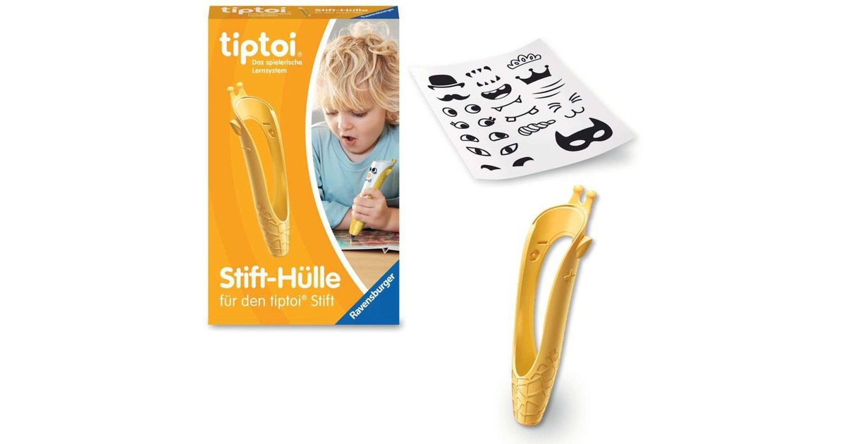 Ravensburger tiptoi Stift-Hülle zum Wechseln in gelb, Schutzhülle(gelb)