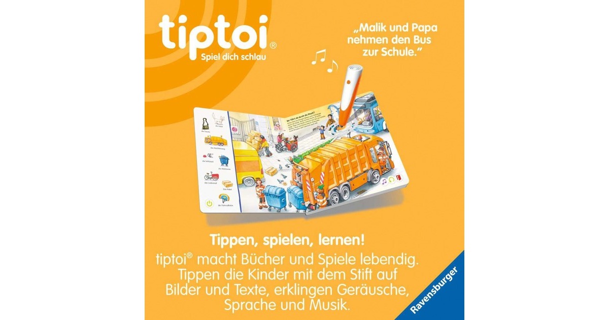 Ravensburger tiptoi Suchen und Entdecken: Fahrzeuge, Lernbuch