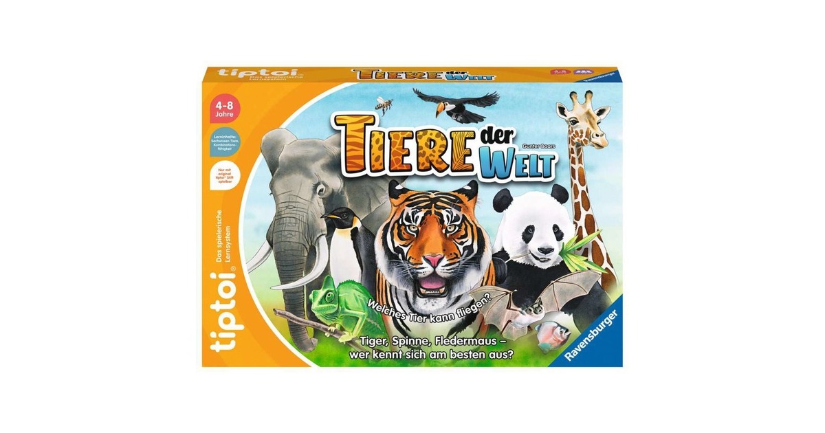 Ravensburger tiptoi Tiere der Welt, Brettspiel