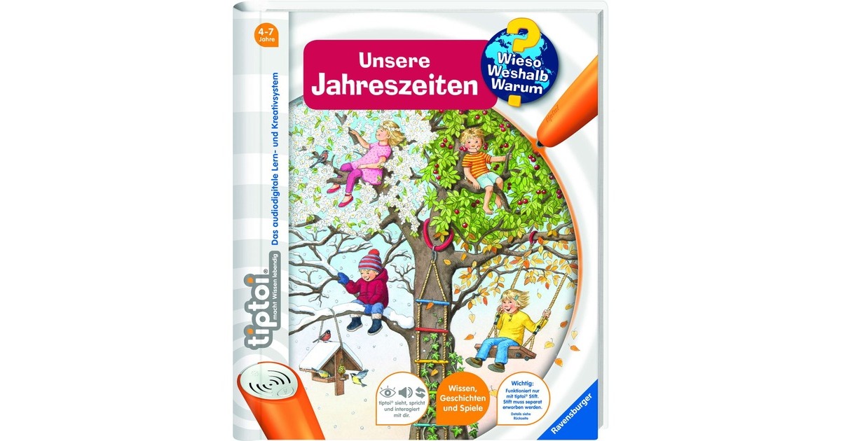 Ravensburger tiptoi Unsere Jahreszeiten, Lernbuch