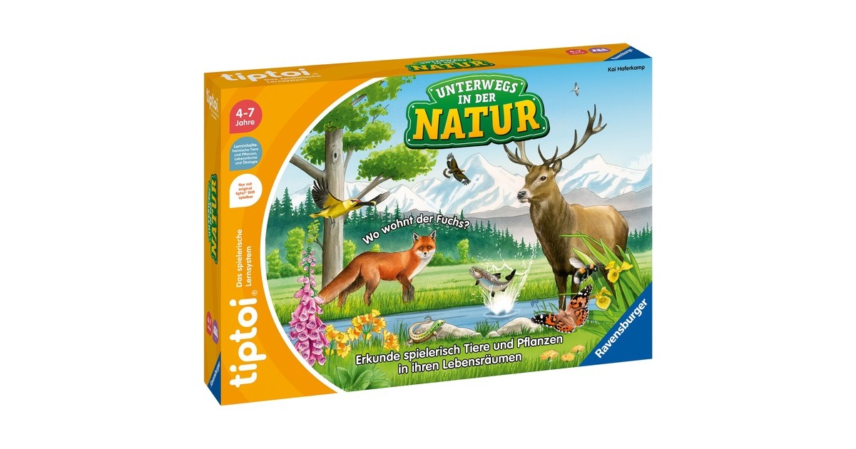 Ravensburger tiptoi Unterwegs in der Natur, Brettspiel