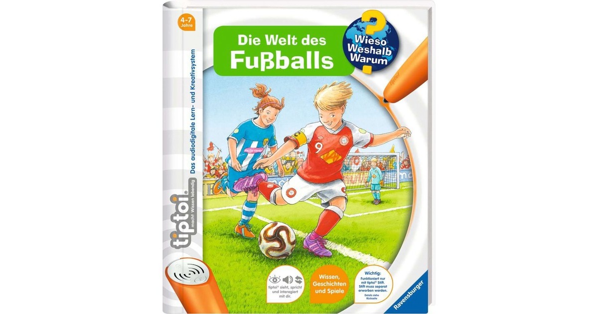 Ravensburger tiptoi Wieso? Weshalb? Warum? Die Welt des Fußballs, Lernbuch