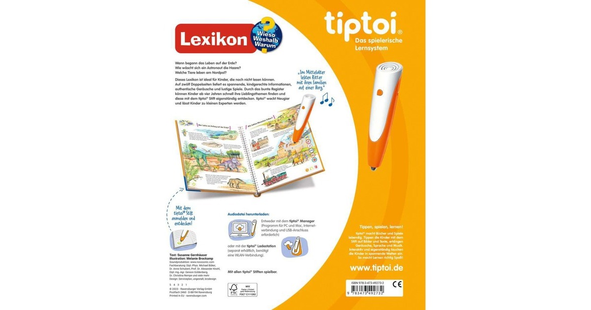 Ravensburger tiptoi Wieso? Weshalb? Warum? Lexikon, Lernbuch