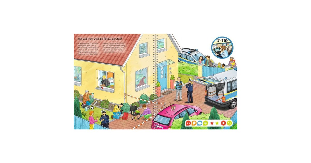 Ravensburger tiptoi Wieso? Weshalb? Warum? Unterwegs mit der Polizei, Lernbuch