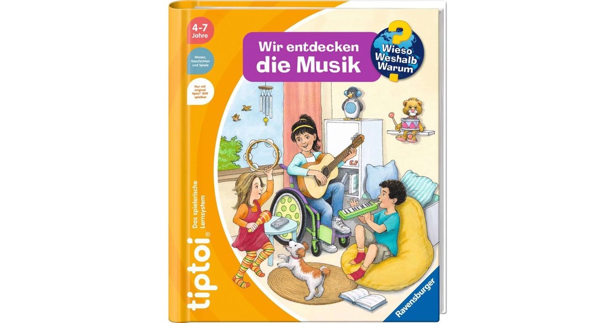 Ravensburger tiptoi Wieso? Weshalb? Warum? Wir entdecken die Musik, Lernbuch