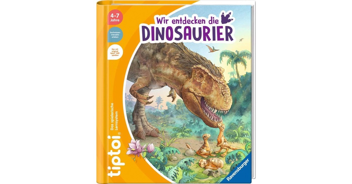 Ravensburger tiptoi Wir entdecken die Dinosaurier, Lernbuch