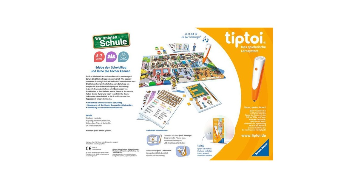 Ravensburger tiptoi Wir spielen Schule, Brettspiel