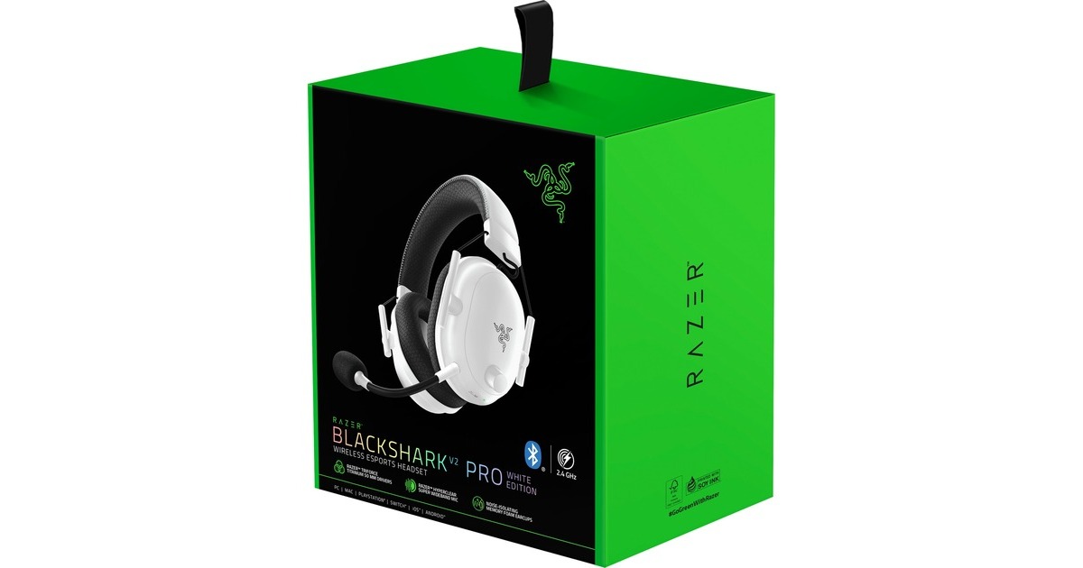 Razer BlackShark V2 Pro 2023, Gaming-Headset(weiß, Bluetooth, 2.4 GHz)