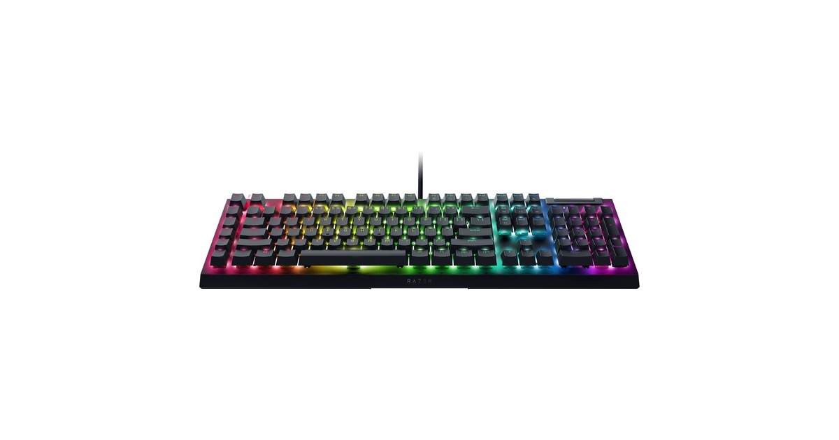 Razer Blackwidow V4 X, Gaming-Tastatur(schwarz, DE-Layout, Razer Green)