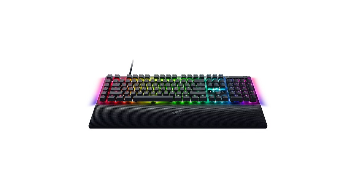 Razer Blackwidow V4, Gaming-Tastatur(schwarz, DE-Layout, Razer Green)
