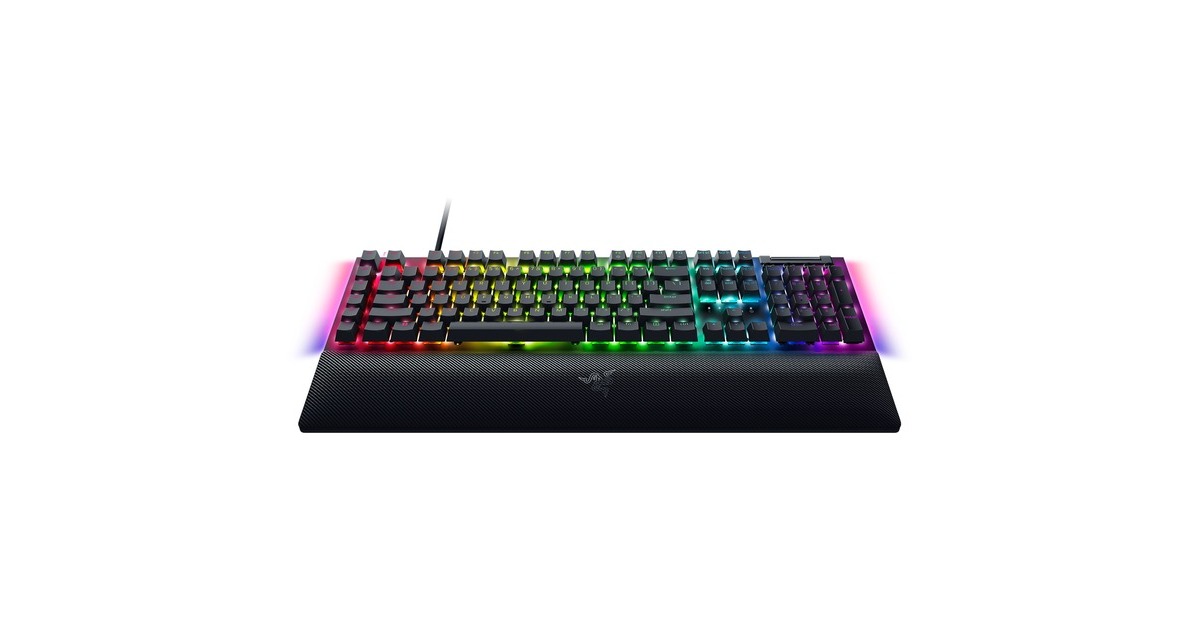 Razer Blackwidow V4, Gaming-Tastatur(schwarz, DE-Layout, Razer Yellow)