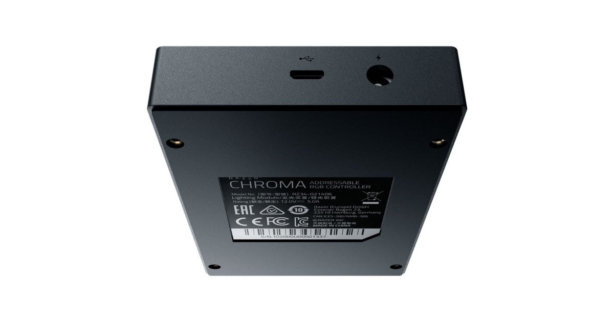 Razer Chroma Addressable RGB Controller, Lüftersteuerung(schwarz)