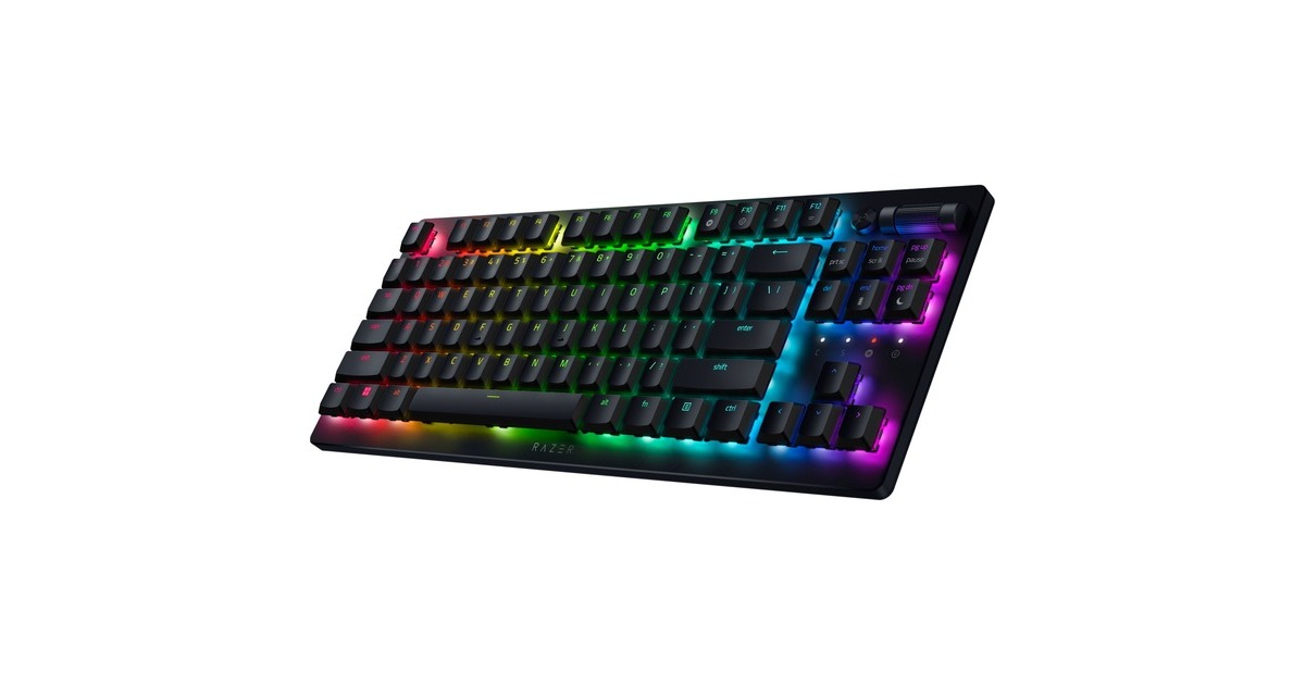 Razer DeathStalker V2 Pro TKL, Gaming-Tastatur(schwarz, DE-Layout, Razer Linear Optical (Red))