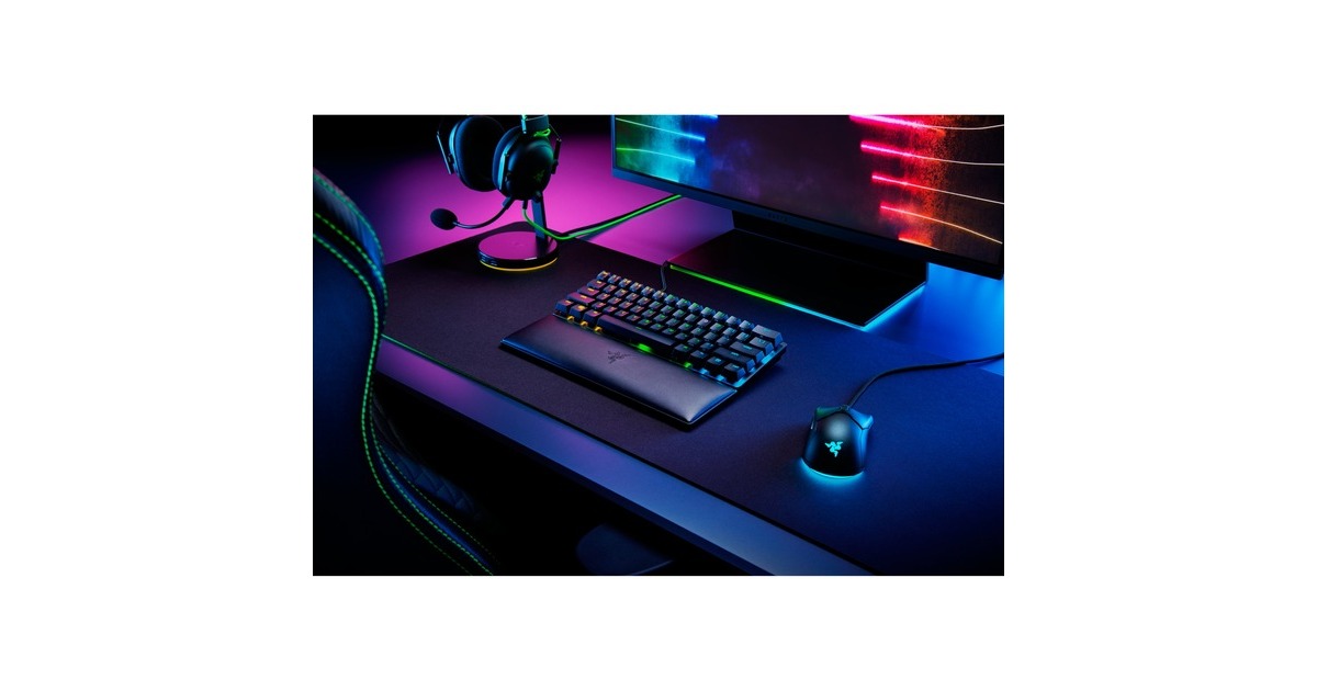 Razer Ergonomische Handgelenkauflage für Mini-Tastaturen(schwarz)