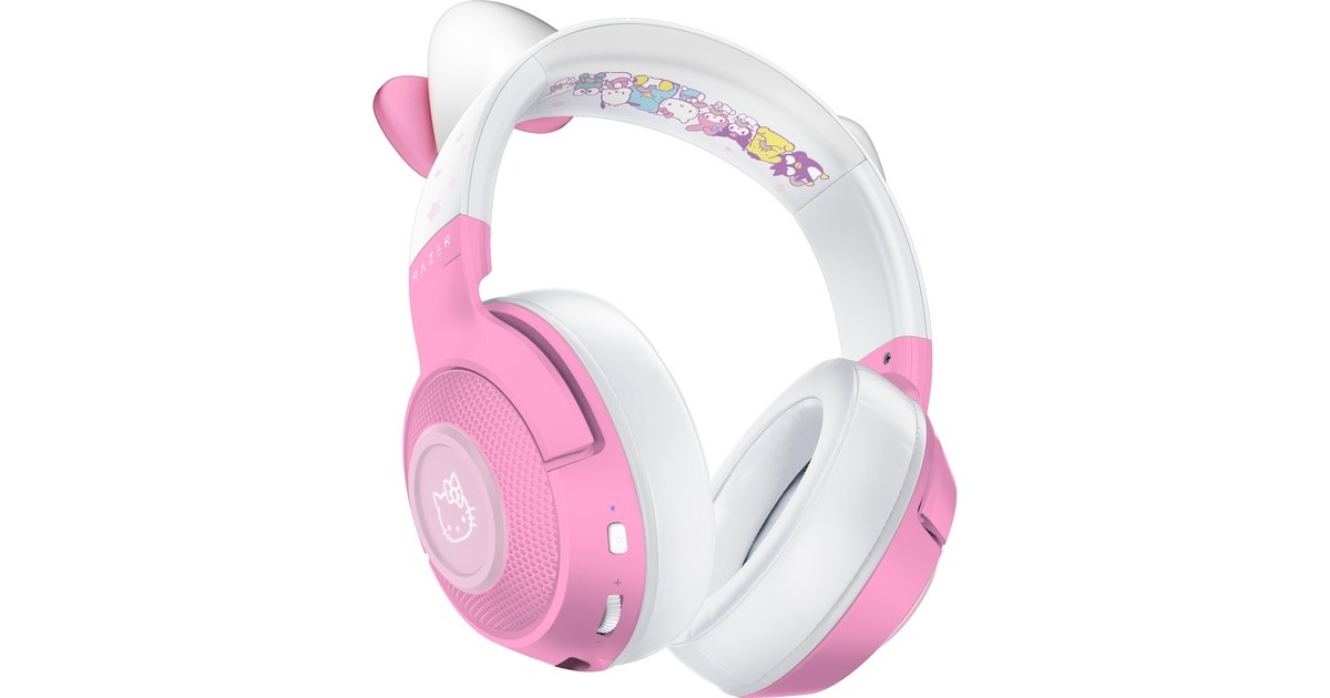 Razer Kraken BT Hello Kitty Edition, Gaming-Headset(weiß/rosa)