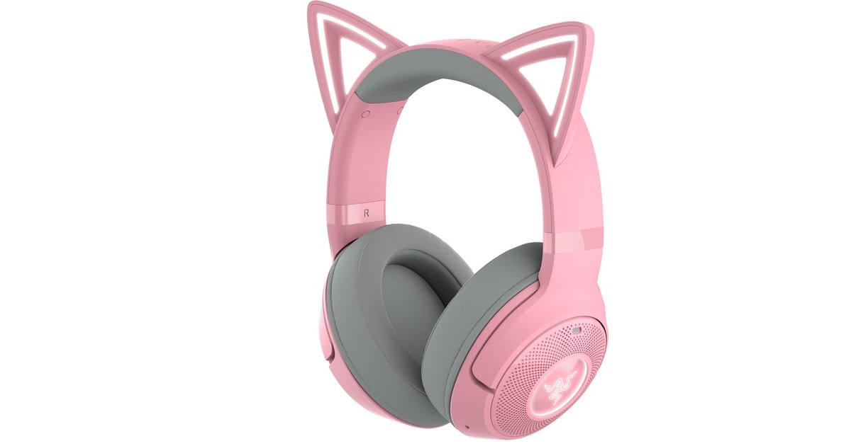Razer Kraken Kitty V2 BT, Gaming-Headset(pink, Bluetooth)