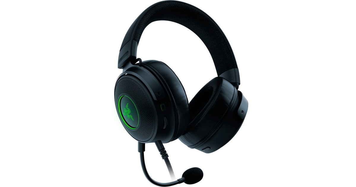Razer Kraken V3 Hypersense, Gaming-Headset(schwarz, USB-A)