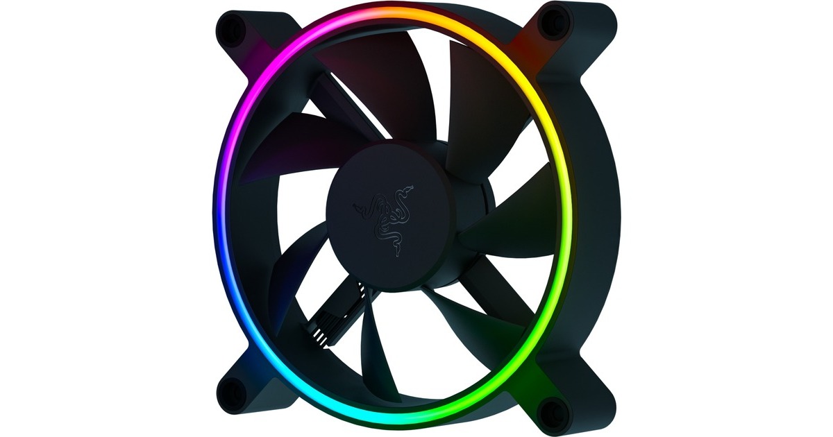Razer Kunai Chroma - 120MM 3x 120x120x25mm, Gehäuselüfter(schwarz, 3er Pack)