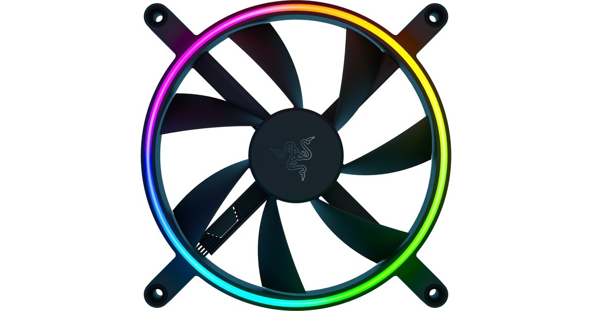 Razer Kunai Chroma - 140MM 140x140x25mm, Gehäuselüfter(schwarz, Einzellüfter)